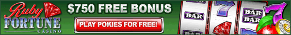 Get $750 Free at Ruby Fortune Casino.